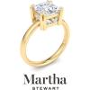 imageMartha Stewart Princess Cut Shape Lab Grown Diamond Solitaire Ring Diamond Engagement Ring in 14 Karat Goldyellowgold