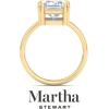 imageMartha Stewart Princess Cut Shape Lab Grown Diamond Solitaire Ring Diamond Engagement Ring in 14 Karat Goldyellowgold