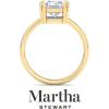 imageMartha Stewart Princess Cut Shape Lab Grown Diamond Solitaire Ring Diamond Engagement Ring in 14 Karat Goldyellowgold