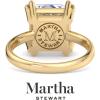 imageMartha Stewart Princess Cut Shape Lab Grown Diamond Solitaire Ring Diamond Engagement Ring in 14 Karat Goldyellowgold