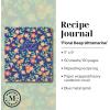 imageMartha Stewart Recipe Journal Make Your Own Cookbook with 120 Pages for Detailed Recipe Notes Ingredients and Instructions Customizable Tabs 11 x 9 inches Floral Deep Ultramarine