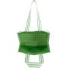 imageMartha Stewart Reusable Grocery Bag Spacious 13 x 8 x 14 Shopping Bag for Groceries Perfect for Shopping Arcadian Green Gingham
