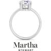 imageMartha Stewart Round Shape Lab Grown Diamond Solitaire Ring Diamond Engagement Ring in 14 Karat Gold For Womenwhitegold