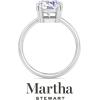 imageMartha Stewart Round Shape Lab Grown Diamond Solitaire Ring Diamond Engagement Ring in 14 Karat Gold For Womenwhitegold