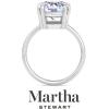 imageMartha Stewart Round Shape Lab Grown Diamond Solitaire Ring Diamond Engagement Ring in 14 Karat Gold For Womenwhitegold