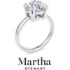 imageMartha Stewart Round Shape Lab Grown Diamond Solitaire Ring Diamond Engagement Ring in 14 Karat Gold For Womenwhitegold