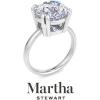 imageMartha Stewart Round Shape Lab Grown Diamond Solitaire Ring Diamond Engagement Ring in 14 Karat Gold For Womenwhitegold