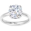 imageMartha Stewart Round Shape Lab Grown Diamond Solitaire Ring Diamond Engagement Ring in 14 Karat Gold For Womenwhitegold