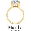 imageMartha Stewart Round Shape Lab Grown Diamond Solitaire Ring Diamond Engagement Ring in 14 Karat Gold For Womenyellowgold