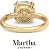 imageMartha Stewart Round Shape Lab Grown Diamond Solitaire Ring Diamond Engagement Ring in 14 Karat Gold For Womenyellowgold