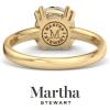 imageMartha Stewart Round Shape Lab Grown Diamond Solitaire Ring Diamond Engagement Ring in 14 Karat Gold For Womenyellowgold