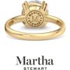 imageMartha Stewart Round Shape Lab Grown Diamond Solitaire Ring Diamond Engagement Ring in 14 Karat Gold For Womenyellowgold