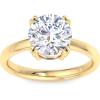 imageMartha Stewart Round Shape Lab Grown Diamond Solitaire Ring Diamond Engagement Ring in 14 Karat Gold For Womenyellowgold