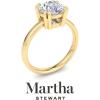 imageMartha Stewart Round Shape Lab Grown Diamond Solitaire Ring Diamond Engagement Ring in 14 Karat Gold For Womenyellowgold