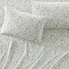 imageMartha Stewart Ruth Ditsy Floral 300TC 100 Cotton Percale Sheet Set BlueWhite 4 Piece  1 Flat Sheet 1 Fitted Sheet 2 Std Pillowcases Breathable Cotton Printed Bed Sheets Queen SizeTwin