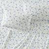 imageMartha Stewart Ruth Ditsy Floral 300TC 100 Cotton Percale Sheet Set BlueWhite 4 Piece  1 Flat Sheet 1 Fitted Sheet 2 Std Pillowcases Breathable Cotton Printed Bed Sheets Queen SizeQueen