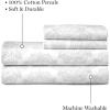 imageMartha Stewart Ruth Ditsy Floral 300TC 100 Cotton Percale Sheet Set BlueWhite 4 Piece  1 Flat Sheet 1 Fitted Sheet 2 Std Pillowcases Breathable Cotton Printed Bed Sheets Queen SizeQueen