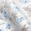 imageMartha Stewart Ruth Ditsy Floral 300TC 100 Cotton Percale Sheet Set BlueWhite 4 Piece  1 Flat Sheet 1 Fitted Sheet 2 Std Pillowcases Breathable Cotton Printed Bed Sheets Queen SizeQueen