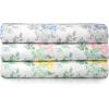 imageMartha Stewart Ruth Ditsy Floral 300TC 100 Cotton Percale Sheet Set BlueWhite 4 Piece  1 Flat Sheet 1 Fitted Sheet 2 Std Pillowcases Breathable Cotton Printed Bed Sheets Queen SizeQueen