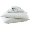 imageMartha Stewart Ruth Ditsy Floral 300TC 100 Cotton Percale Sheet Set BlueWhite 4 Piece  1 Flat Sheet 1 Fitted Sheet 2 Std Pillowcases Breathable Cotton Printed Bed Sheets Queen SizeTwin