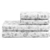 imageMartha Stewart Ruth Ditsy Floral 300TC 100 Cotton Percale Sheet Set BlueWhite 4 Piece  1 Flat Sheet 1 Fitted Sheet 2 Std Pillowcases Breathable Cotton Printed Bed Sheets Queen SizeQueen