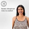 imageMartha Stewart Sleepwear for Women  Silky 2Piece Cami and Boxer Pajama Set