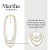 imageMartha Stewart Three Strand Pearl Necklace In Gold For Women