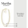 imageMartha Stewart Three Strand Pearl and Ball Necklace In Gold For Women