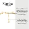 imageMartha Stewart Three Strand Pearl and Ball Necklace In Gold For Women