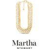 imageMartha Stewart Three Strand Pearl and Chain Necklace In Gold For Women