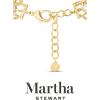 imageMartha Stewart Three Strand Pearl and Chain Necklace In Gold For Women