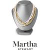 imageMartha Stewart Three Twisted Strand Pearl and Chain Necklace In Gold Long For Women
