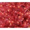 imageMartha Stewart Tinsel PreLit Artificial Christmas Tree 5 ft Clear Lights Pink  LED