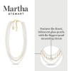 imageMartha Stewart Traditional Three Strand Pearl Necklace In Gold For Women