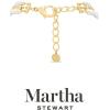 imageMartha Stewart Traditional Three Strand Pearl and Ball Necklace In Gold For Women