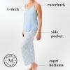 imageMartha Stewart Womens 2Piece Cooling Pajama Set  Soft Rayon Cami and Capri Sleepwear for Nighttime Comfort
