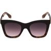 imageMartha Stewart Womens Ms104 Classic Uv400 Protective Square Cat Eye SunglassesTimeless Gifts for Her 50mmBlack and Tortoise