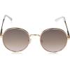 imageMartha Stewart Womens Ms141 Vintage Metal Uv400 Protective Round SunglassesTimeless Gifts for Her 50mmRose Gold and White