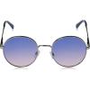 imageMartha Stewart Womens Ms141 Vintage Metal Uv400 Protective Round SunglassesTimeless Gifts for Her 50mmSilver and Blue