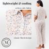 imageMartha Stewart Womens Poplin Pajama Set  2 pc Notch Collar Short Sleeve Top ampamp Pants  Soft Cotton Breathable SleepwearBright White