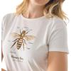 imageMartha Stewart Womens Trendy Graphic Tee  Cute Cotton Casual Tops Short Sleeve TShirt for WomenCoconut Milk
