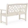 imageMartha Stewart by POLYWOOD Chinoiserie 48 Garden Bench in WhiteSand