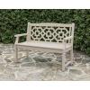 imageMartha Stewart by POLYWOOD Chinoiserie 48 Garden Bench in WhiteSlate Grey