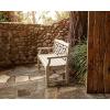 imageMartha Stewart by POLYWOOD Chinoiserie 48 Garden Bench in WhiteTeak