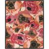 imageMartha Stewart x SAFAVIEH Area Rug Collection  3 x 5 Red Handmade Wool Ideal for Living Room Bedroom Foyer Accent Space MSR4872ARed