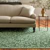 imageMartha Stewart x SAFAVIEH Area Rug Collection  5 x 8 Green Handmade Wool Ideal for Living Room Bedroom Office Dining Space MSR3527YGreen