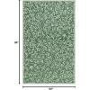 imageMartha Stewart x SAFAVIEH Area Rug Collection  5 x 8 Green Handmade Wool Ideal for Living Room Bedroom Office Dining Space MSR3527YGreen