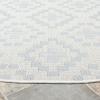 imageMartha Stewart x SAFAVIEH Outdoor Area Rug Collection  67quot x 87quot Ivory ampamp Grey Weather Resistant ampamp Washable Ideal for Patio Backyard Mudroom Deck Dining Space MSRO307FIvoryGrey