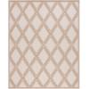 imageMartha Stewart x SAFAVIEH Outdoor Area Rug Collection  8 x 10 Grey ampamp Light Grey Weather Resistant ampamp Washable Ideal for Patio Backyard Mudroom Deck Dining Space MSRO226FBeigeBrown