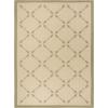 imageMartha Stewart x SAFAVIEH Outdoor Area Rug Collection  8 x 112quot Cream ampamp Green Weather Resistant ampamp Washable Ideal for Patio Backyard Mudroom Deck Dining Space MSR425214CreamGreen